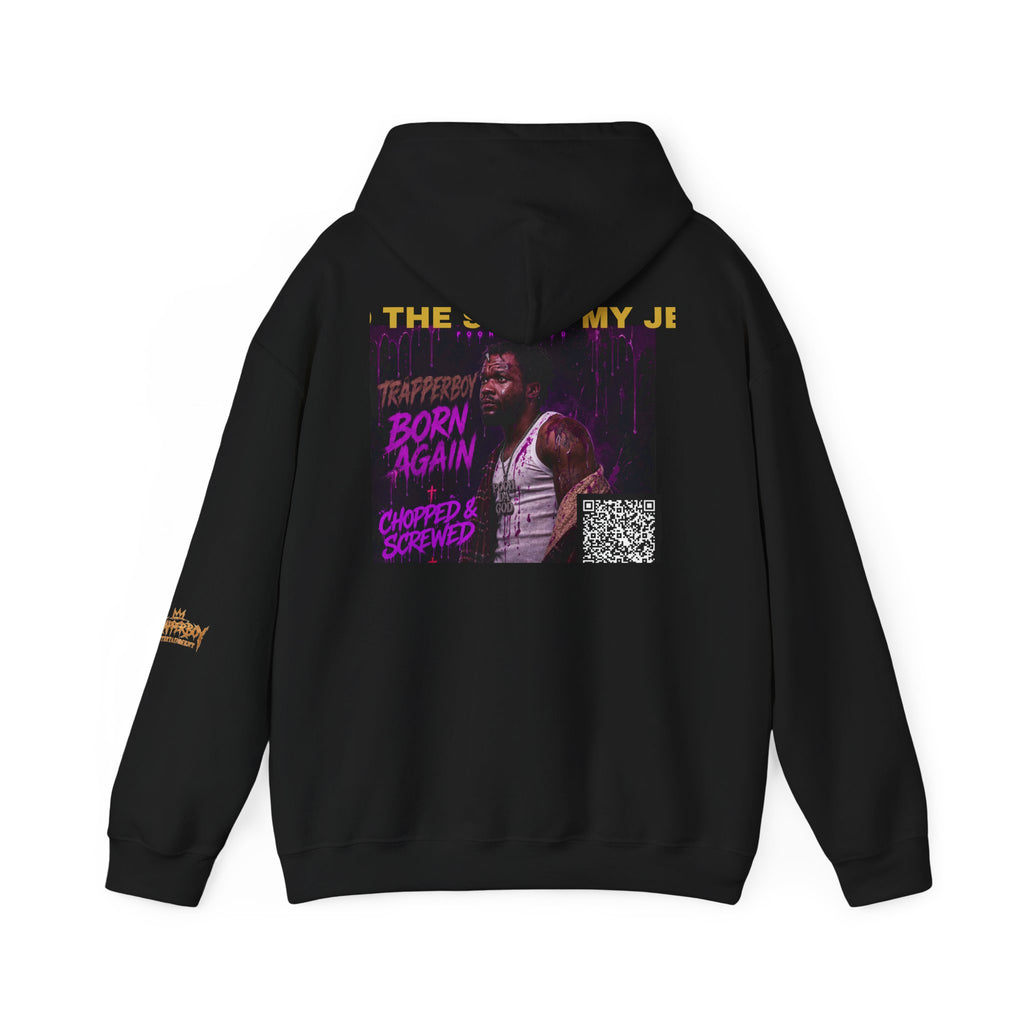 TRAPPERBOY BORN AGAIN (Chopped & Screwed) Hoodie - Black